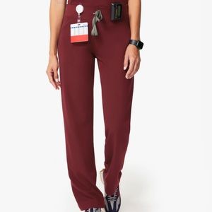 Figs Burgundy Livingston Pant